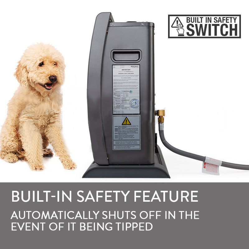 BROMIC Supaheat II Natural Gas Indoor Room Heater Portable Floor Flueless Does not apply