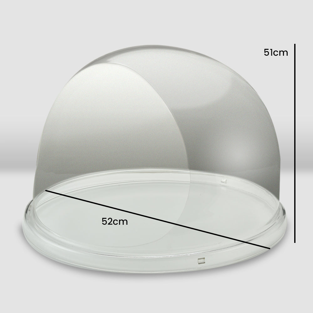 EUROCHEF Commercial Fairy Floss Cotton Candy Maker Machine Bubble Cover 52cm EuroChef