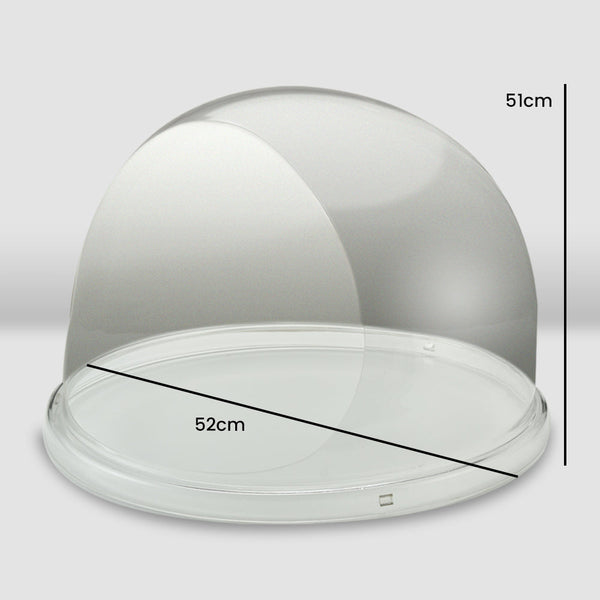 EUROCHEF Commercial Fairy Floss Cotton Candy Maker Machine Bubble Cover 52cm EuroChef