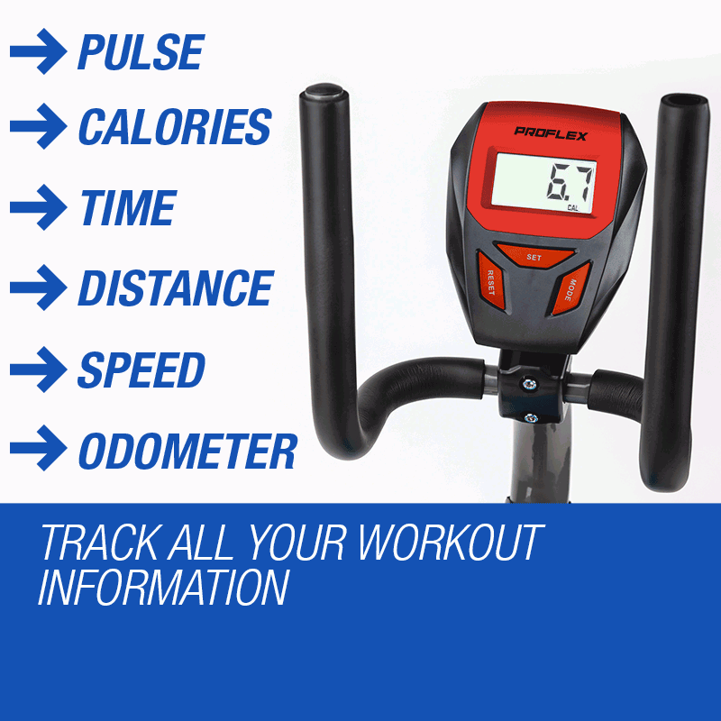 Proflex Magnetic Recumbent Exercise Bike Fitness Cycle Trainer with LCD Display Does not apply