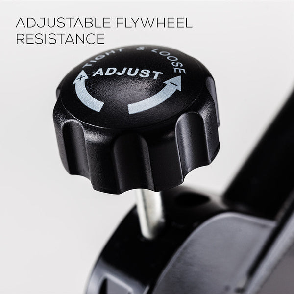 PROFLEX Spin Bike Flywheel Commercial Gym Exercise Home Fitness Grey PROFLEX