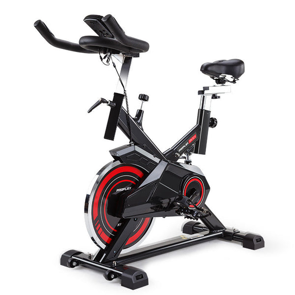 PROFLEX Commercial Spin Bike Flywheel Exercise Home Workout Gym - Red PROFLEX
