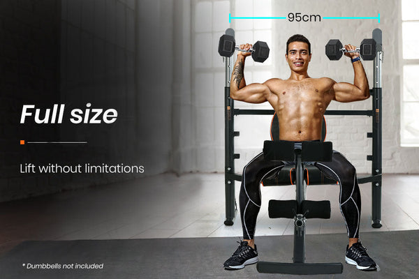 PROFLEX Weight Bench Workout Gym Press Adjustable Home Lifting Fitness Incline PROFLEX