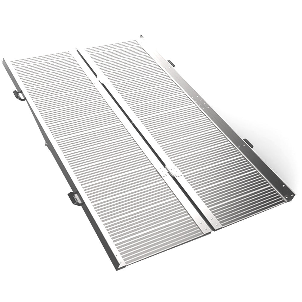 EQUIPMED 182cm Portable Folding Aluminium Access Ramp, 272kg Rated, for Wheelchair, Mobility Scooter, Rollator EQUIPMED