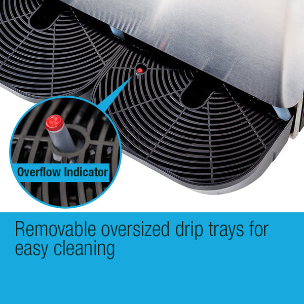 POLYCOOL 24L Double Tank Commercial Slush Machine, Quality Donper Compressor, Frozen Slushy Maker Polycool