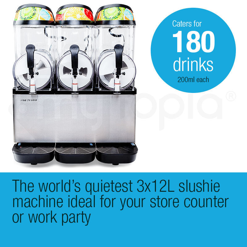 POLYCOOL 36L Slushie Machine Granita Commercial Slush Slurpee Maker Slushy Juice Polycool