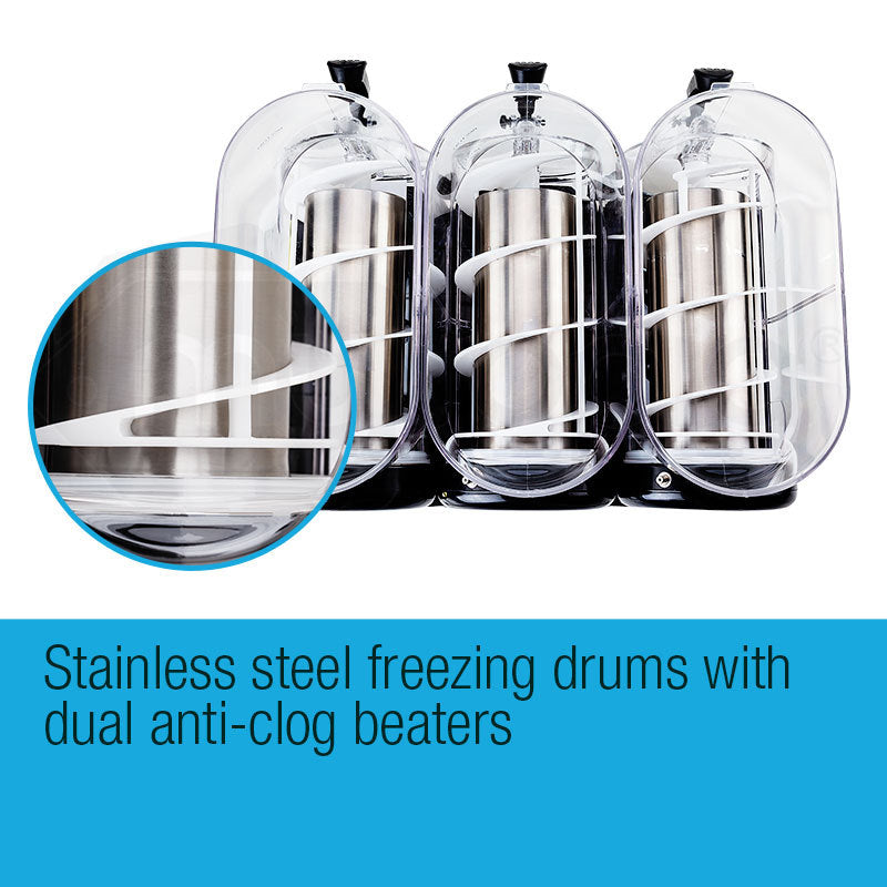 POLYCOOL 36L Slushie Machine Granita Commercial Slush Slurpee Maker Slushy Juice Polycool