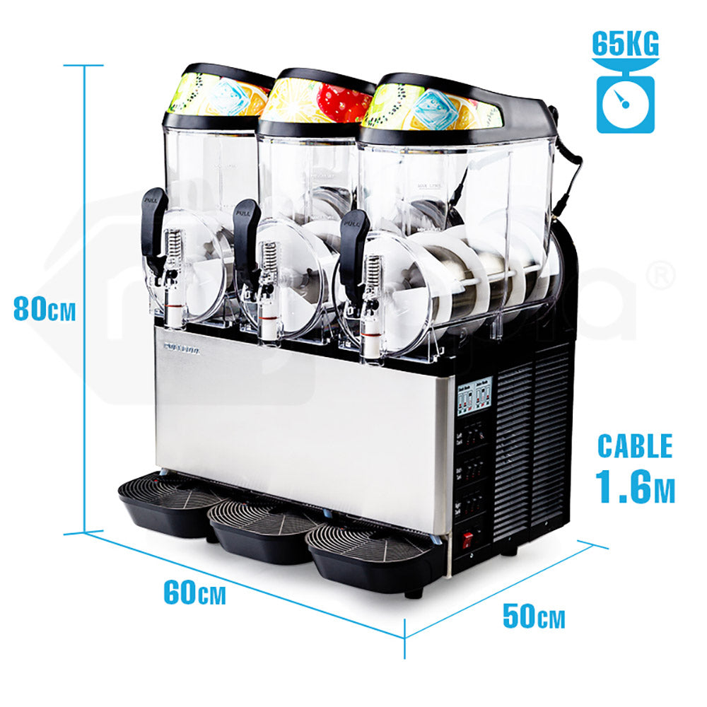 POLYCOOL 36L Slushie Machine Granita Commercial Slush Slurpee Maker Slushy Juice Polycool