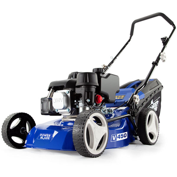 POWERBLADE Lawn Mower 139CC 17 - Petrol Powered Push Lawnmower 4 Stroke Engine Does not apply