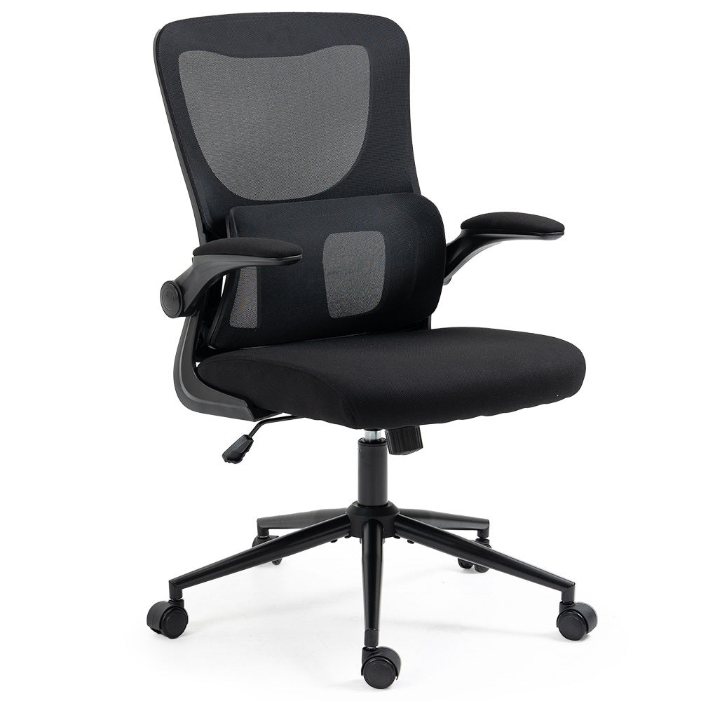 FORTIA Ergonomic Mesh Office Chair Computer Seat Adjustable Recline, Black Fortia