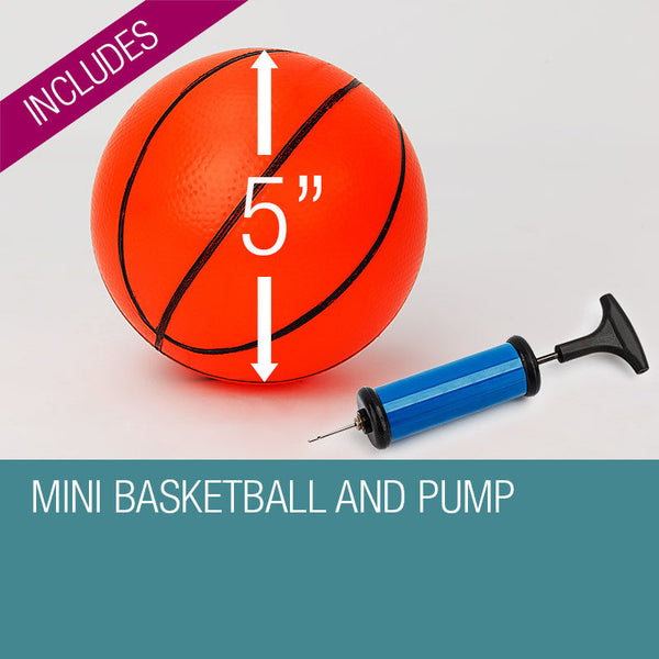 Dr.Dunk Indoor Mini Basketball Hoop Ring Backboard Kit Door Mounted Mount Kid Set Dr.Dunk