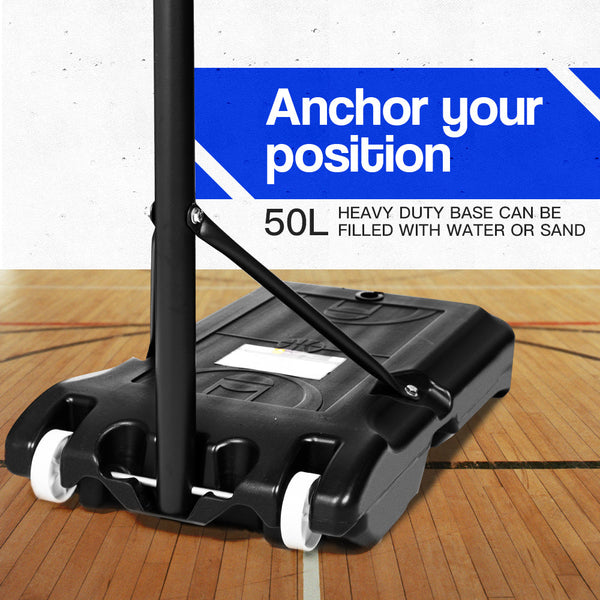 Dr.Dunk Adjustable Basketball Stand System Kids Hoop Portable Height Rim Ring Dr.Dunk