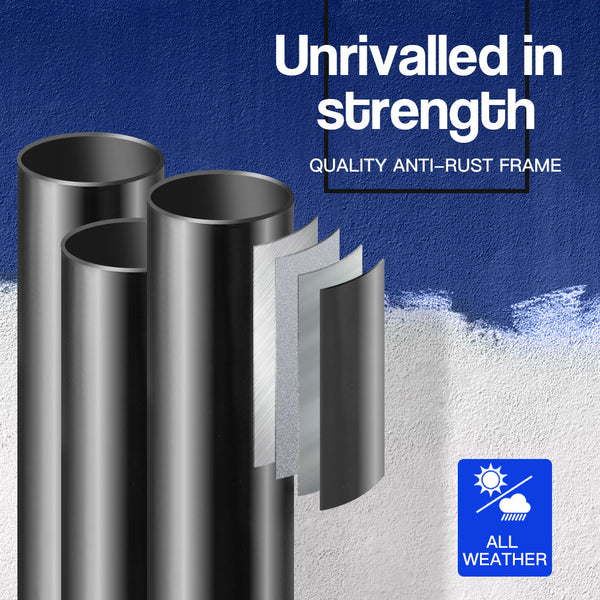 Dr.Dunk Adjustable Basketball Stand System Kids Hoop Portable Height Rim Ring Dr.Dunk