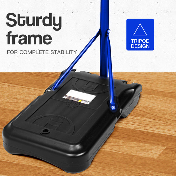 Dr.Dunk Adjustable Basketball Stand System Kids Hoop Portable Height Rim Ring Dr.Dunk