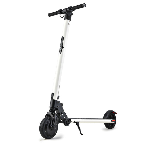 ALPHA Peak Electric Scooter 300W Power Up to 25km/h Adult Teens E-Scooter Easy Fold, White Alpha