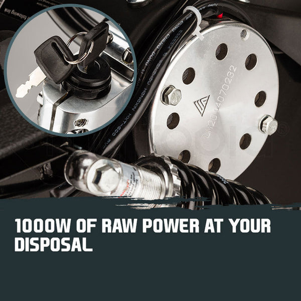 BULLET Stealth 1-6 1000W Electric Scooter 48V - Turbo w/ LED for Adult/Child Does not apply