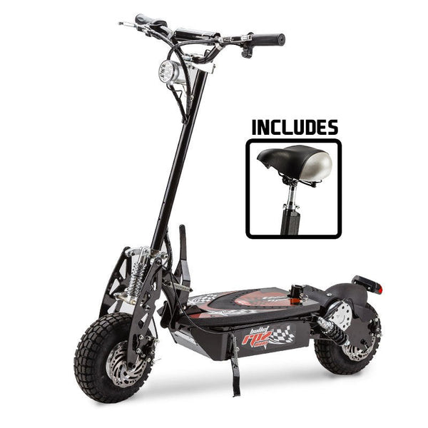 BULLET RPZ1600 Series 1000W Electric Scooter 48V - Turbo w/ LED for Adults/Child Does not apply