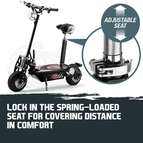 BULLET RPZ1600 Series 1000W Electric Scooter 48V - Turbo w/ LED for Adults/Child Does not apply