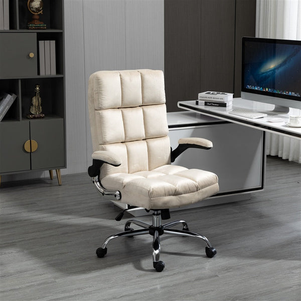 Velvet Home Ergonomic Swivel Adjustable Tilt Angle and Flip-up Arms Office Chair Does not apply
