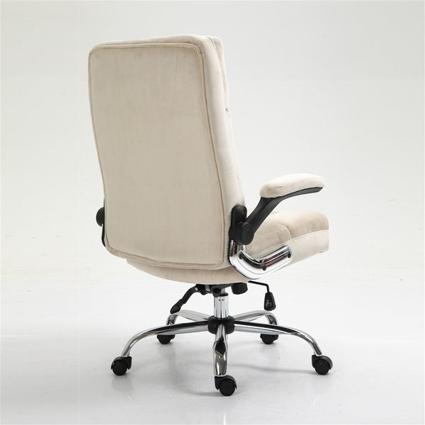 Velvet Home Ergonomic Swivel Adjustable Tilt Angle and Flip-up Arms Office Chair Does not apply