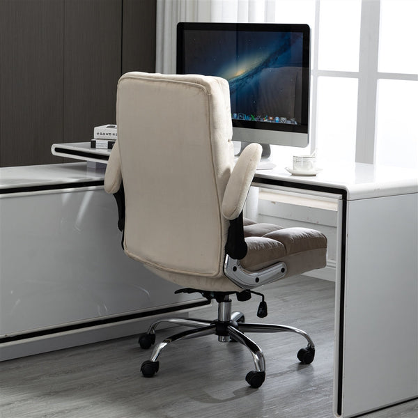 Velvet Home Ergonomic Swivel Adjustable Tilt Angle and Flip-up Arms Office Chair Does not apply