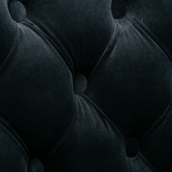 2x Height Adjustable Swivel Bar Stool Velvet Nailhead Barstool with Footrest Does not apply