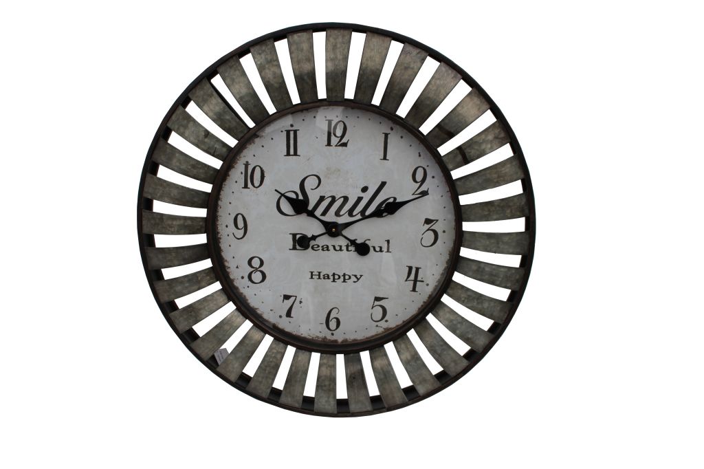 82cm Viking Metal Wall Clock Does not apply