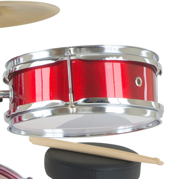 Karrera Children's 4pc Drum Kit - Red Karrera