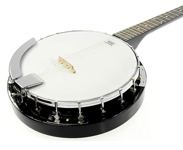Karrera 5 String Resonator Banjo - Black Karrera