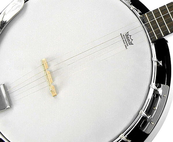 Karrera 5 String Resonator Banjo - Black Karrera
