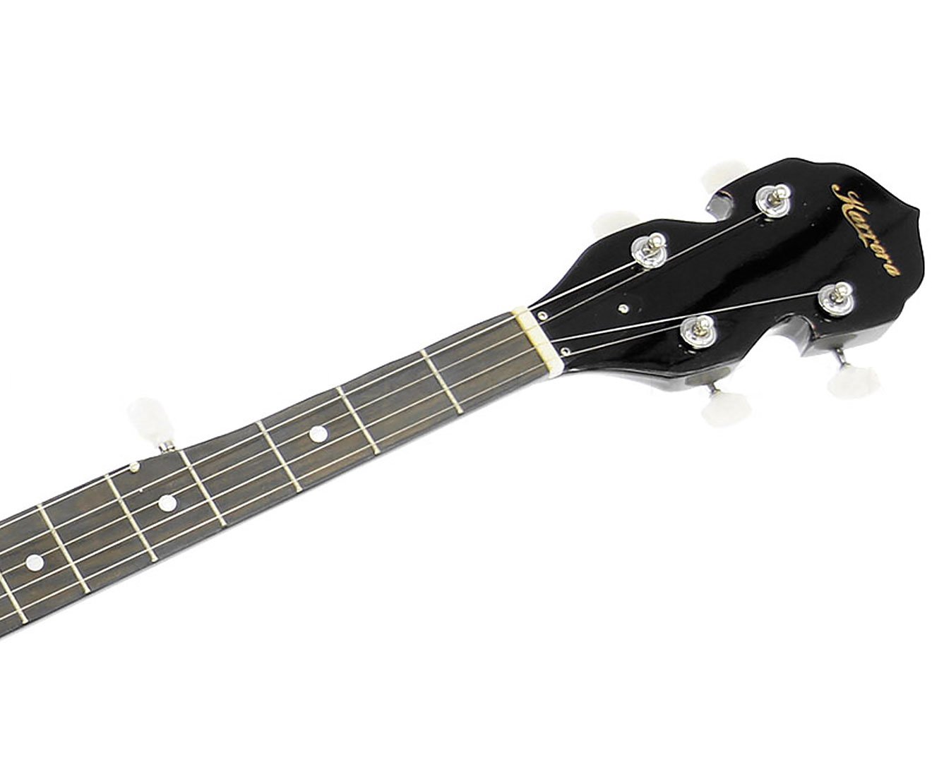 Karrera 5 String Resonator Banjo - Black Karrera