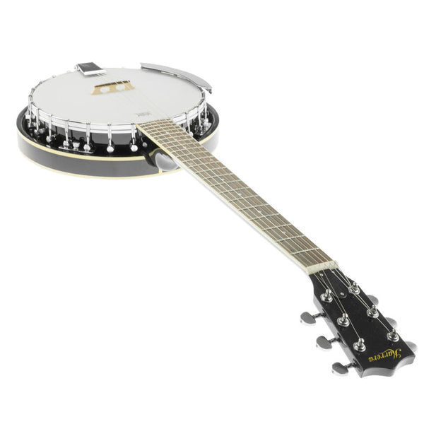 Karrera 6 String Resonator Banjo -  Black Karrera
