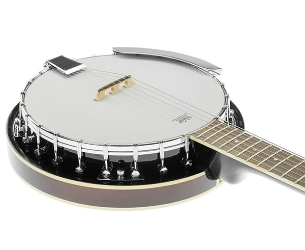 Karrera 6 String Resonator Banjo -  Brown Karrera