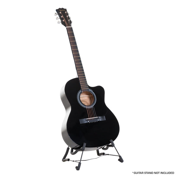 Karrera Acoustic Cutaway 40in Guitar - Black Karrera