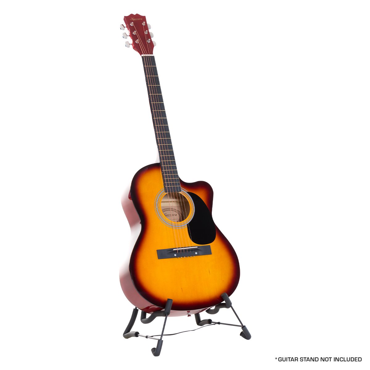 Karrera Acoustic Cutaway 40in Guitar - Sunburst Karrera