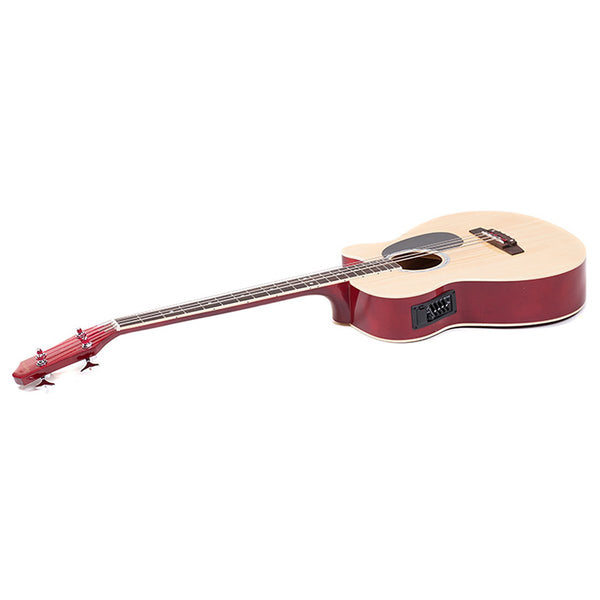 Karrera 43in Acoustic Bass Guitar with electric pickup   - Natural Karrera