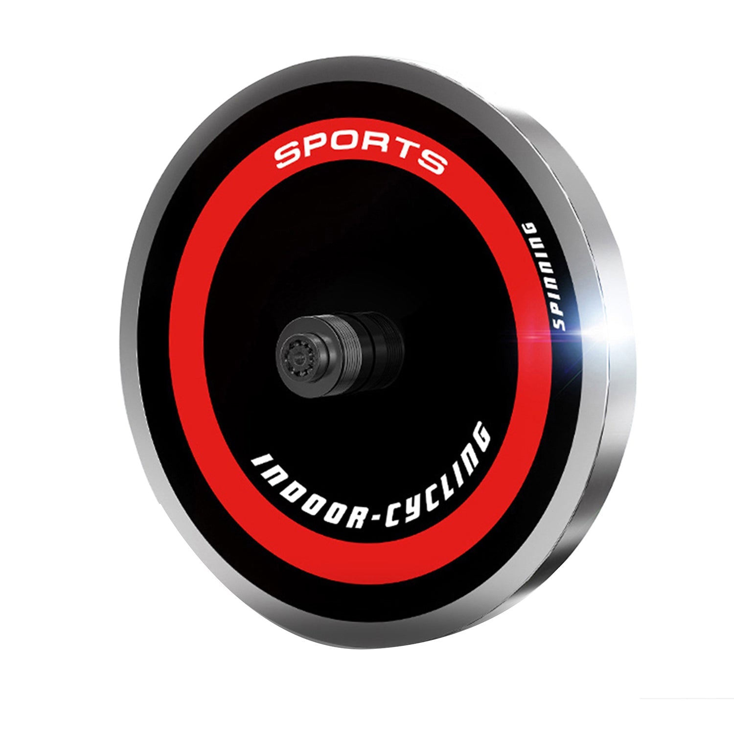 Powertrain IS-500 Heavy-Duty Exercise Spin Bike Electroplated - Silver Powertrain