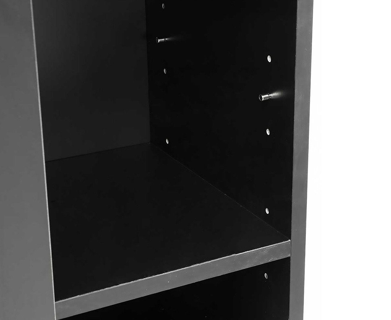 Sarantino New 21 Pairs Shoe Cabinet Rack Storage Organiser Shelf 2 Doors Cupboard Black Sarantino
