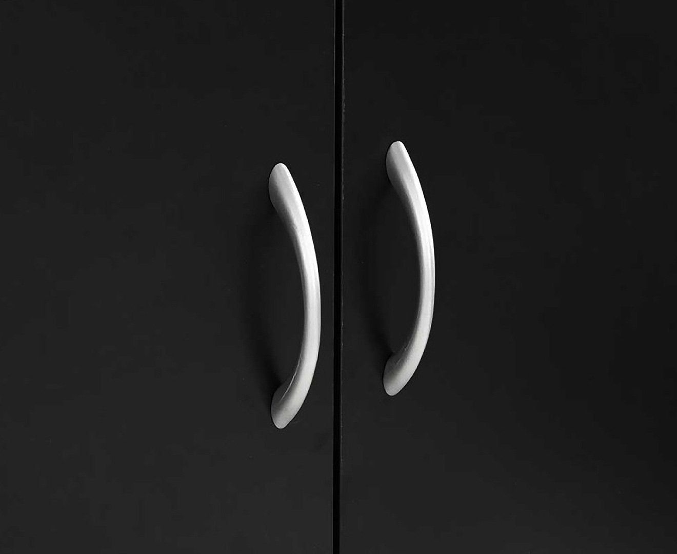 Sarantino New 21 Pairs Shoe Cabinet Rack Storage Organiser Shelf 2 Doors Cupboard Black Sarantino