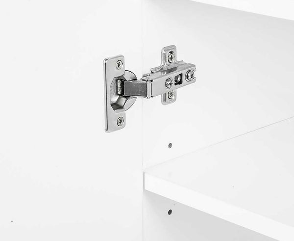 Sarantino New 21 Pairs Shoe Cabinet Rack Storage Organiser Shelf 2 Doors Cupboard White Sarantino