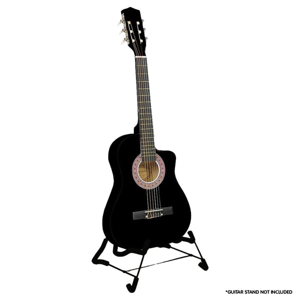 Karrera Childrens Acoustic Guitar Kids - Black Karrera