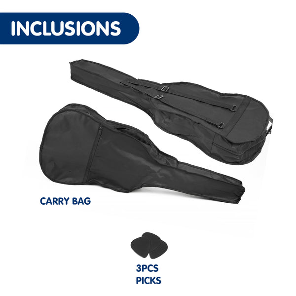Karrera Childrens Acoustic Guitar Kids - Black Karrera