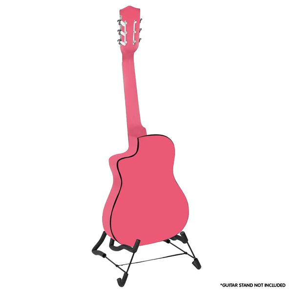 Karrera Childrens Acoustic Guitar Kids - Pink Karrera