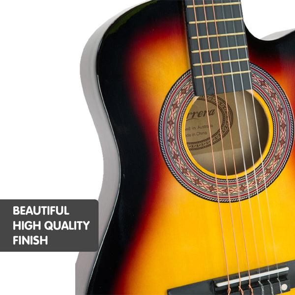 Karrera Childrens Acoustic Guitar Kids - Sunburst Karrera
