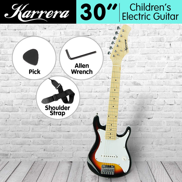Karrera Childrens Electric Guitar Kids - Sunburst Karrera