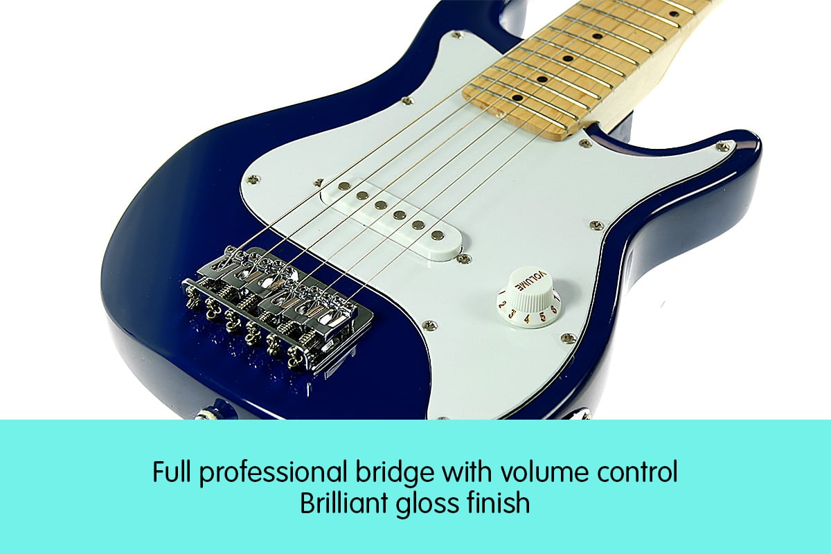 Karrera Electric Childrens Kids Guitar - Blue Karrera