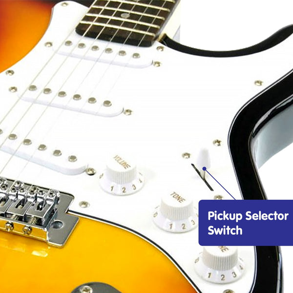 Karrera 39in Electric Guitar - Sunburst Karrera