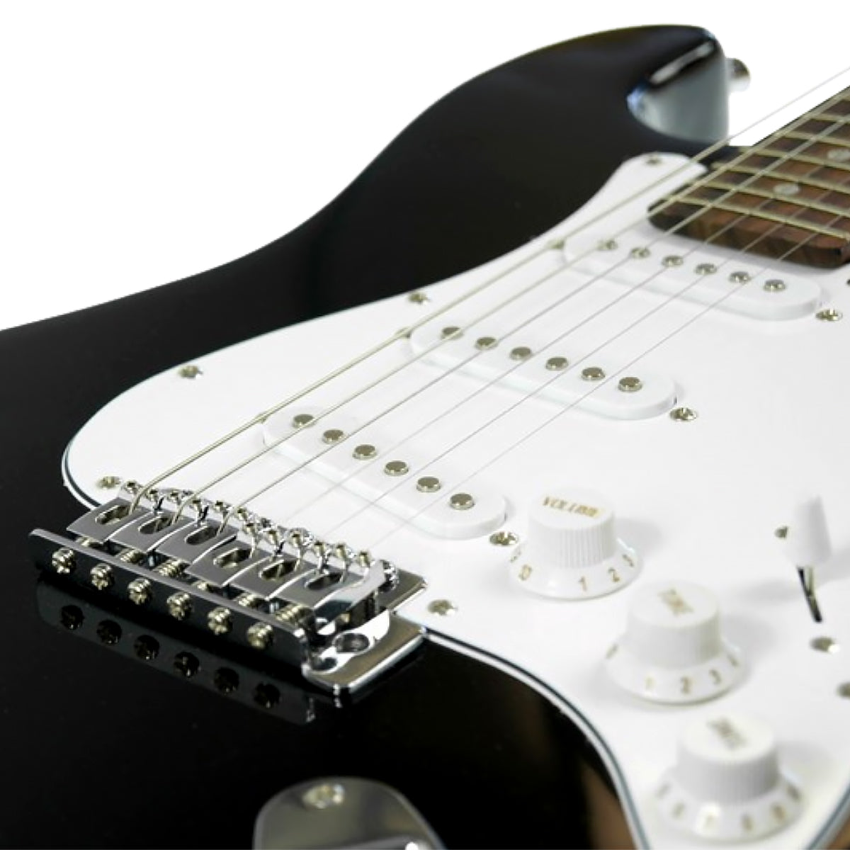 Karrera 39in Electric Guitar - Black Karrera