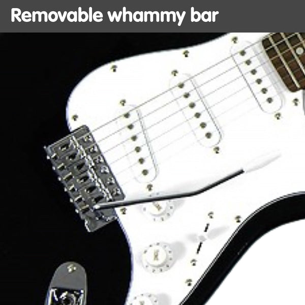 Karrera 39in Electric Guitar - Black Karrera