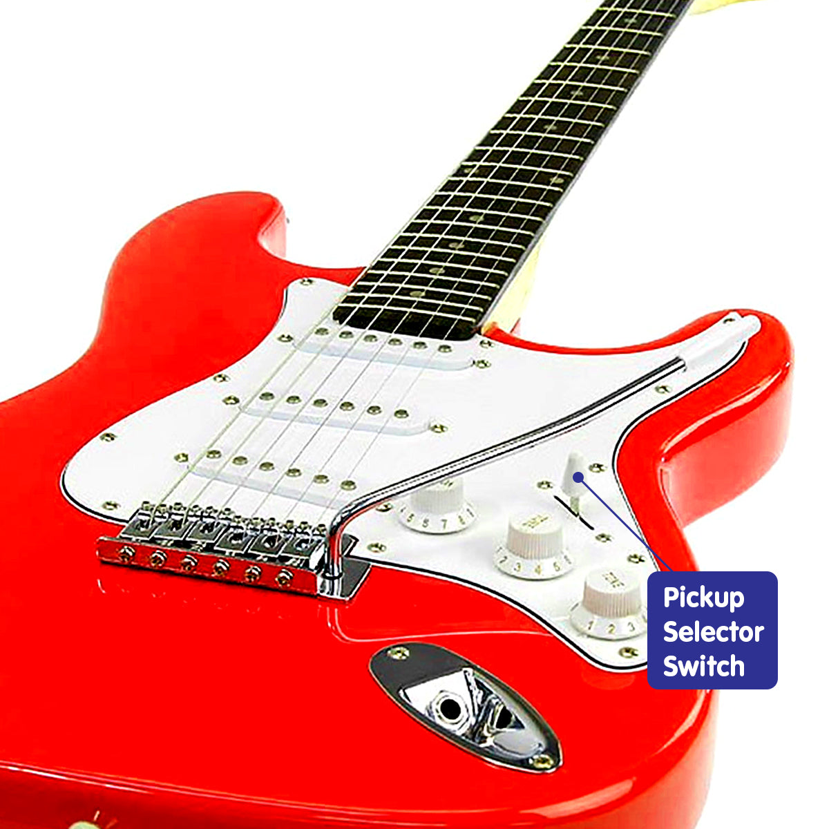 Karrera 39in Electric Guitar - Red Karrera